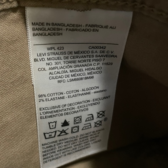 Signature by Levi Strauss & Co. | S67 Athletic Utility Taper Pants | NWT - Picture 5 of 6